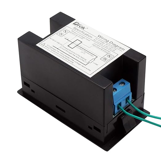 DROK AC Meter, AC 80-300V 100A Voltage Current Power Factor Frequency Electric - Image 6