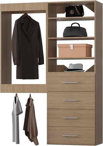 Modular Closet, Wood Tower Storage by Unknown