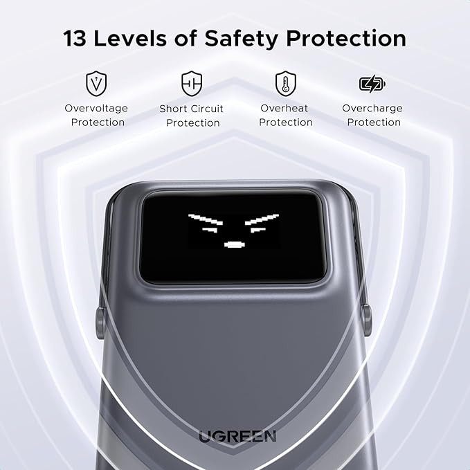 UGREEN Uno Magnetic Power Bank, Wireless Portable Charger, 20W Fast Charging - Image 7