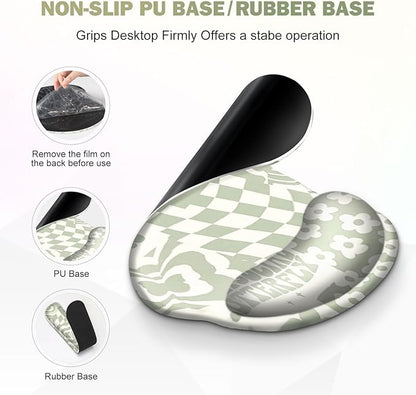 Large Desk Mat, Desk Pad Protector, XXL Mousepad + Keyboard Wrist Rest+Mouse - Image 6