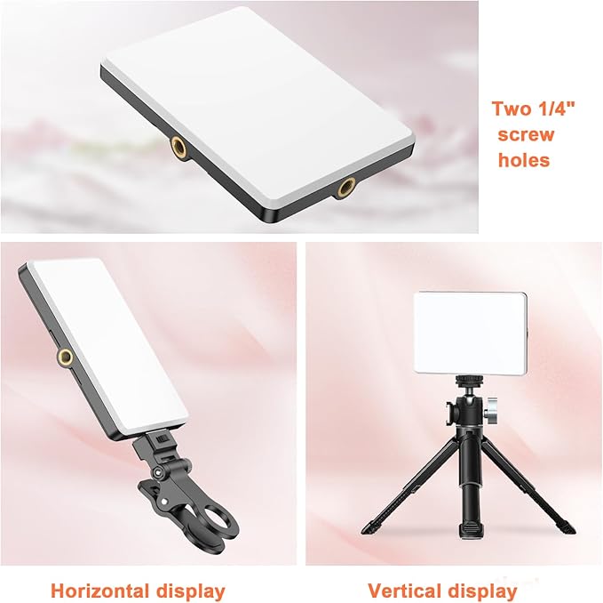 TONEOF Portable Selfie Light, Rechargable 60 LED PhoneLight - Image 4