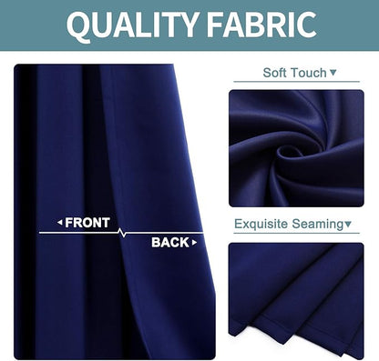 ChrisDowa Blackout Curtains 70 inches Wide - Image 3