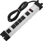 Heavy Duty Surge Protector, 6 Outlet Industrial Power Strip by CCCEI