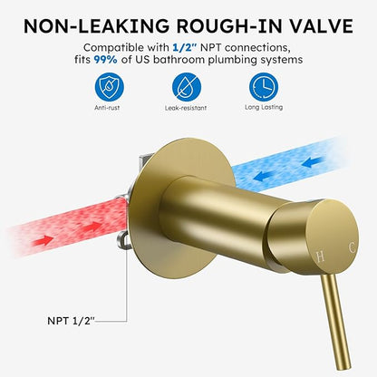 Arofa Built-in Hot and Cold Handheld Bidet Sprayer - Image 3