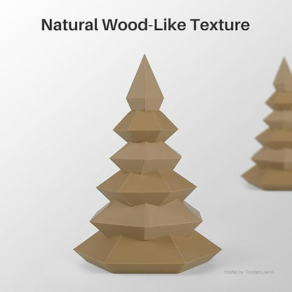 ELEGOO Wood PLA Filament 1.75mm 1KG, Real Wood Fibers Filled 3D Printer - Image 2
