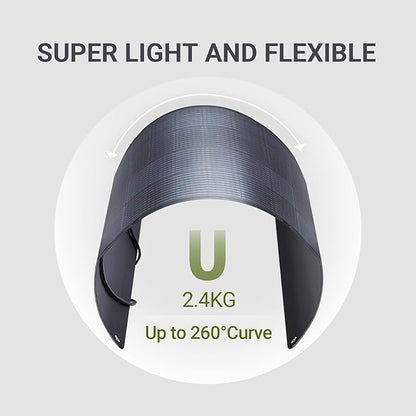 ALLPOWERS SF100 100W Flexible Solar Panel, Ultra-Thin 3mm Bendable - Image 4