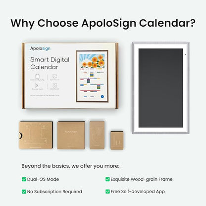 ApoloSign 21.5" Digital Calendar: Dual Mode Calendars - Image 9