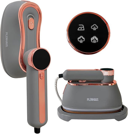 Professional Garment Steamer for Clothes 2 in 1, High Steam Volume 20g/min for by PLENHAUS