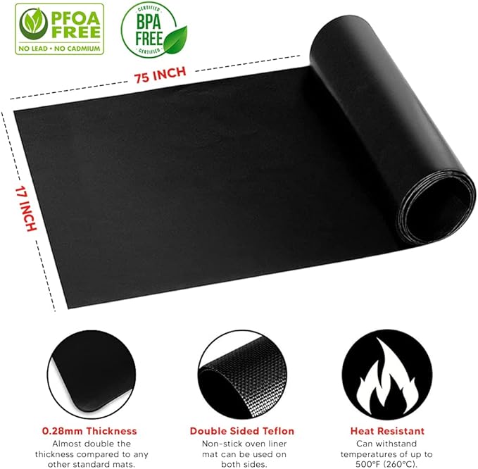 Teflon Liner Roll for Ovens, Stovetops & Grills - Image 3