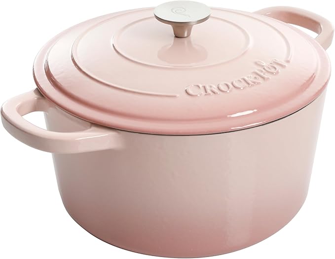 Crock-Pot Artisan Round Enameled Cast Iron Dutch Oven, Pistachio Green by Crock-PotBrand