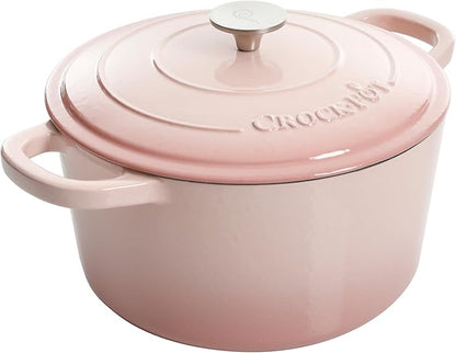 Crock-Pot Artisan Round Enameled Cast Iron Dutch Oven, Pistachio Green by Crock-PotBrand