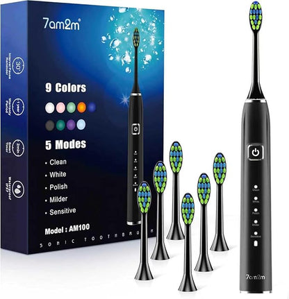 7AM2M Ultrasonic Electric Toothbrush by 7AM2M
