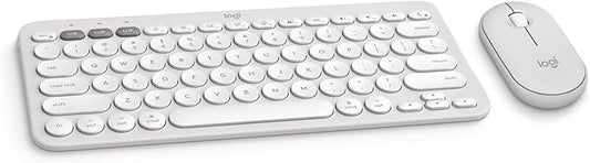 Logitech Pebble 2 Combo for Mac, Wireless Keyboard and Mouse, Quiet and Portable by Logitech