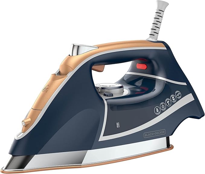 Black+Decker Elite Pro-Series Steam Iron, 6 Settings 1700 Watt by BLACKDECKER