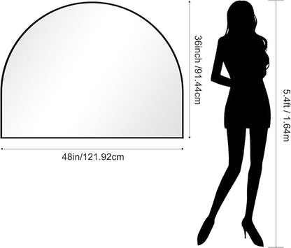 CIRCUMI Arched Wall Mirror, Metal Frame, Large Size - Image 7