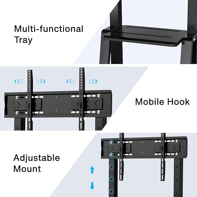 Smart Board Stand for 60-100 Inch Interactive Whiteboard, Mobile Stand - Image 5