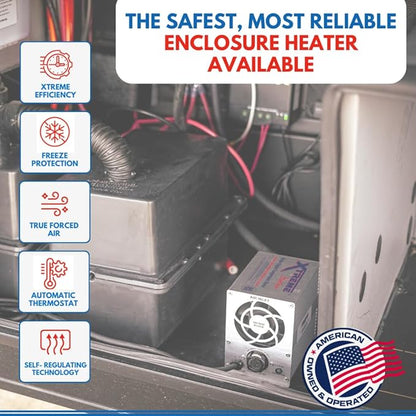 Xtreme Heaters Industrial Enclosure Heater | Certified Freeze Protection - Image 2