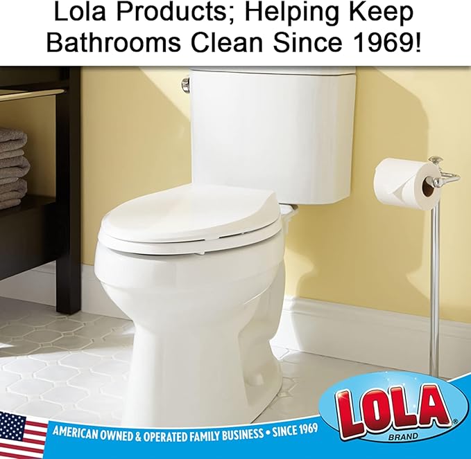 LOLA Classic Toilet Brush, 2 Pack, Durable Fiber Stiff Bristles, Compact Size - Image 5