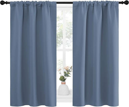 NICETOWN Kitchen Curtains, Short Blackout Curtains & Drapes, Thermal Insulated - Image 2