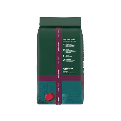 Starbucks Ground Coffee, Dark Roast Hot or Iced Coffee, Caffè Verona, Six 18 oz - Image 10