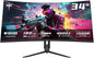 KTC 34 Inch Ultrawide Monitor, 180Hz WQHD 3440X1440 Curved Gaming Monitor by KTC