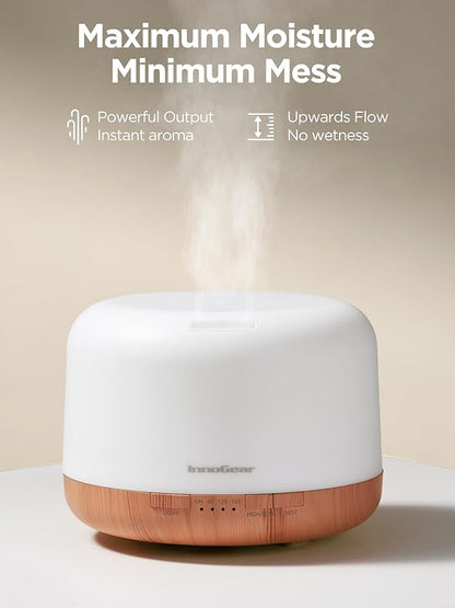 InnoGear Aromatherapy Diffuser & 10 Essential Oils Set, 500ml Essential Oil - Image 6