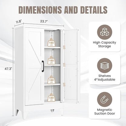 Yizosh Metal Storage Cabinet - Image 2