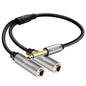 Togconn 1/4 inch TS Mono Splitter Y Adapter, 6.35mm Mono Male to Dual 6.35 mm by Togconn