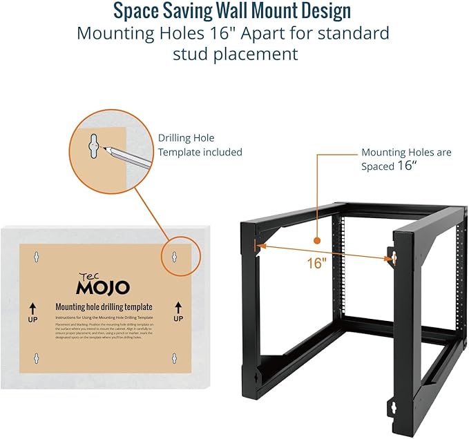Tecmojo 9U Rack Wall Mount - Image 4