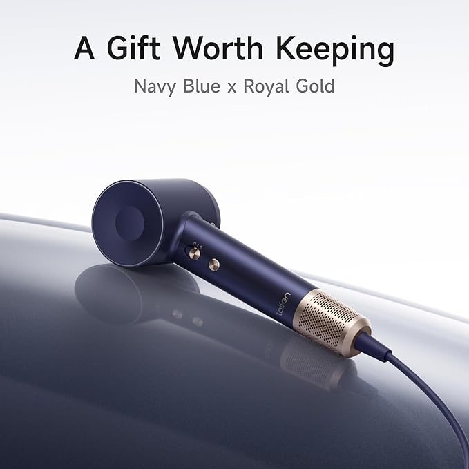 Laifen Premium High-Speed Hair Dryer Royal Blue Gift Box, Professional Ionic - Image 4