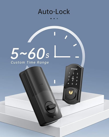 Smart Deadbolt, SMONET Keyless Entry Door Lock - Image 6