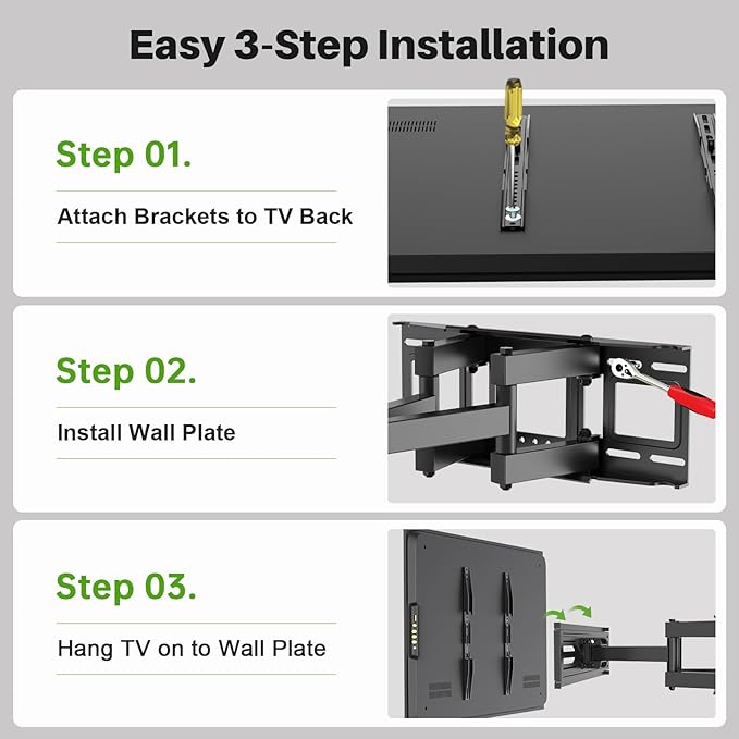 USX MOUNT Full Motion TV Wall Mount - Image 7