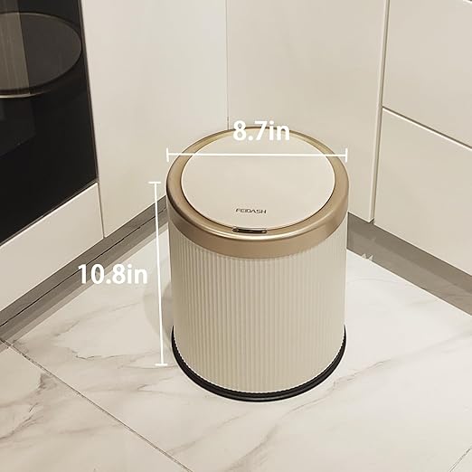 URALFA Automatic Motion Sensor Bathroom Trash Can - Image 6