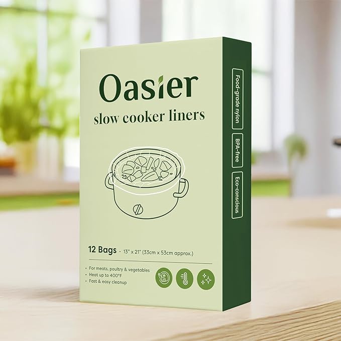 Slow Cooker Liners, Disposable Oval Large Size 13" x 21", Fits 3-8 Quart Pot - Image 7