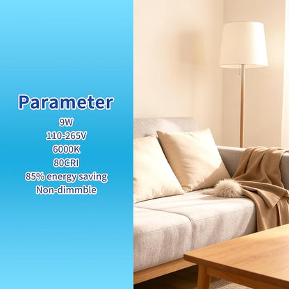 LQ BSDERA 2PK Full Spectrum Light Bulbs, 6000K Natural Light That Mimic Sunlight - Image 7