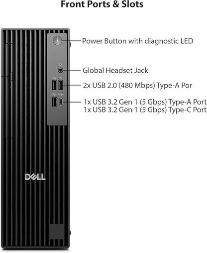 Dell Pro Slim QCS1250 Business Desktop, New OptiPlex Version, Intel Core - Image 3