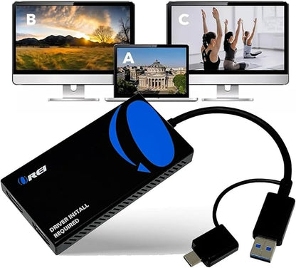 OREI SplitExtend HDMI Splitter Extended Display by OREI