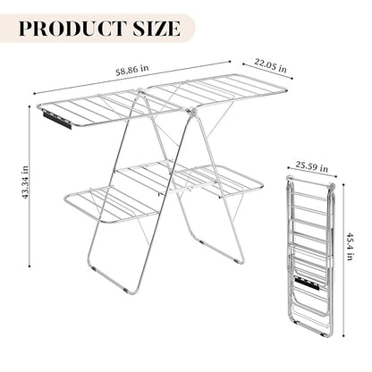 APEXCHASER Clothes Drying Rack - Image 3