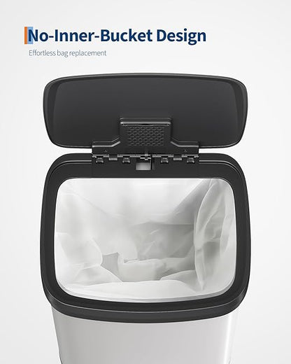 Garvee 13 gal / 50 L Metal Trash Can - Image 4