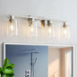 SOPEAS 4 Light Bathroom Light Fixtures, Brushed Nickel Modern Bathroom Vanity by SOPEASGlobalperspective