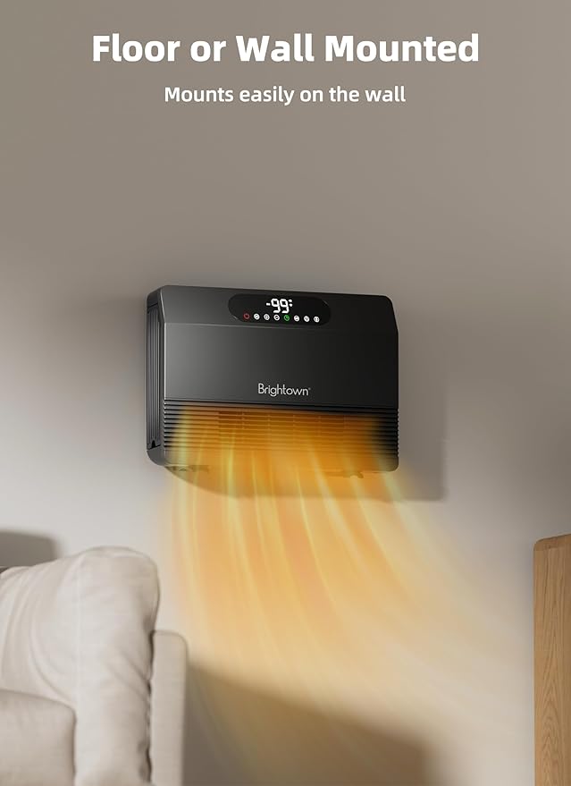 Brightown Wall Heater for Indoor Use, Space Heater - Image 7