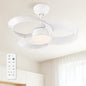 FANX 22 Inch Ceiling Fan with Light and Remote, Quiet DC Motor, Dimmable LED by FANX