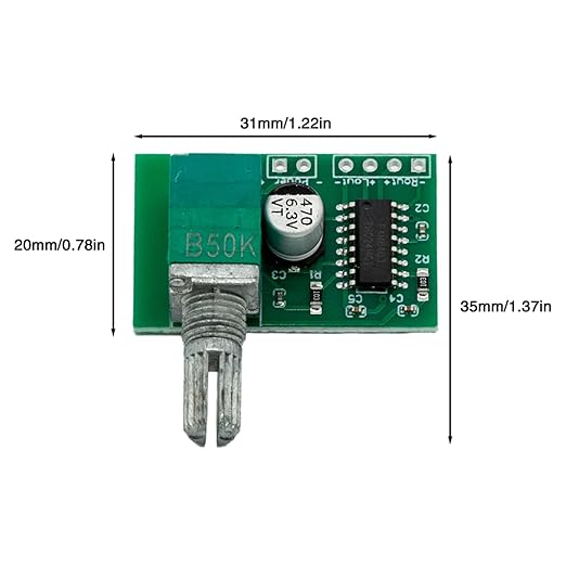 5PCS PAM8403 2x3W Class D Digital Amplifier Board - Image 2