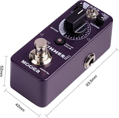MOOER Micro Drummer II Guitar Drummer Pedal Drum Machine Effect - Image 8