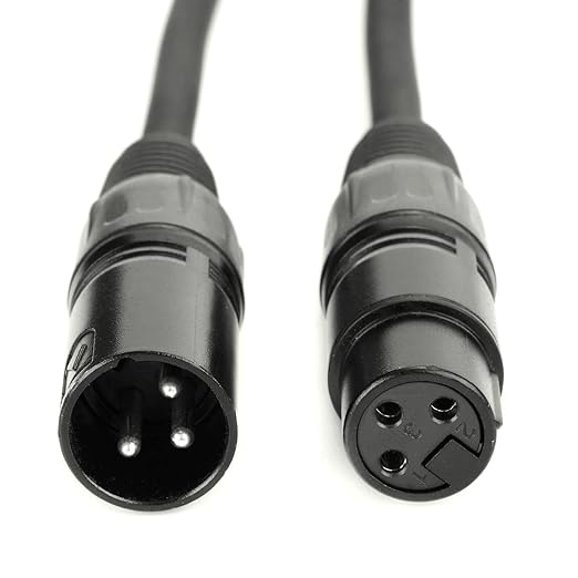 MFL. 25 ft Flexible DMX Cable 3 Pin Signal XLR Male to Female Cable Wire - Image 3