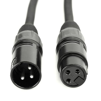 MFL. 25 ft Flexible DMX Cable 3 Pin Signal XLR Male to Female Cable Wire - Image 3