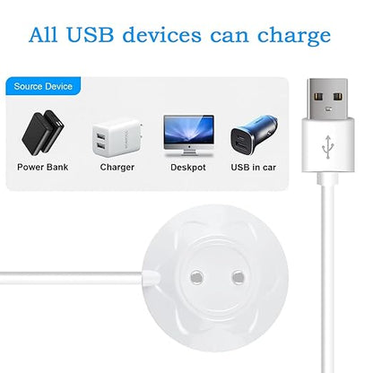 Magnetic Rose Charger, Standing Magnetic Charger USB Cable, Replacement Base - Image 6