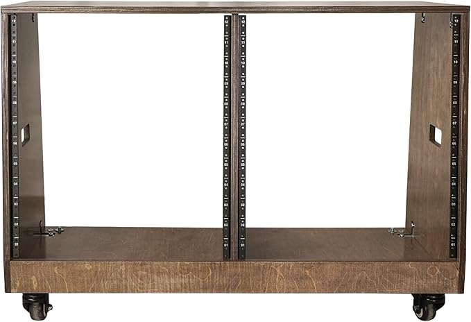 Sound Town DIY 2 x 12U Slanted Studio Rack - Image 2