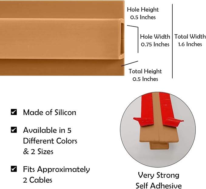 Rubber Bond TV Cord Hider Cable Protector - Image 3