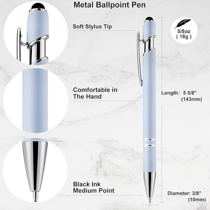 LINFANC 12 Pack Morandi Ballpoint Pen - Image 4